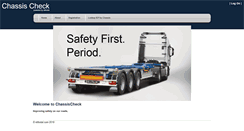 Desktop Screenshot of chassischeck.emodal.com