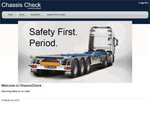 Tablet Screenshot of chassischeck.emodal.com